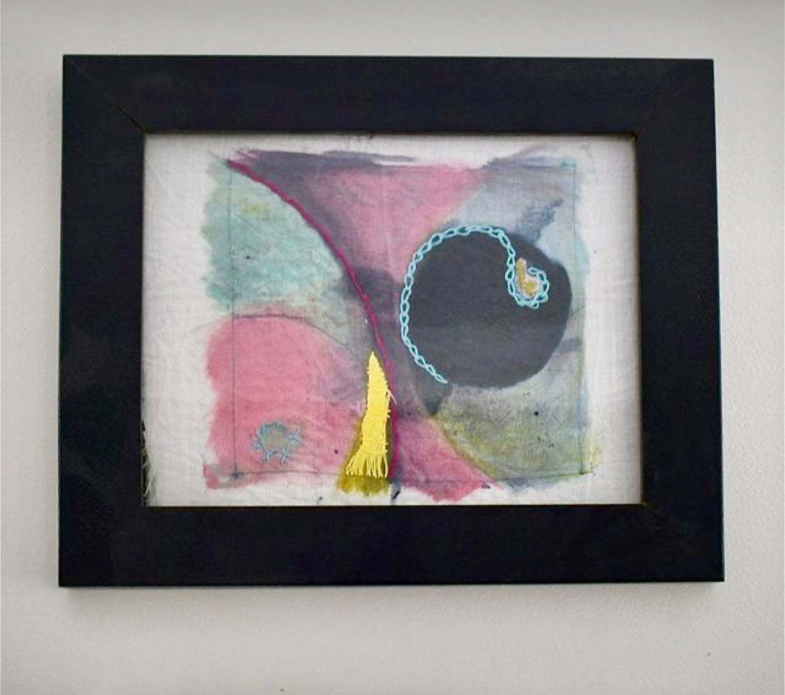 Abstract Textile, framed